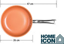 Home Icon Non Stick Frying Pan with Ceramic Coating 26cm 10Inch-5
