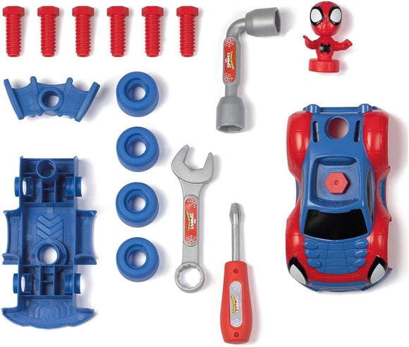 SMOBY Spiderman Tool Box for kids, Fun Build Create