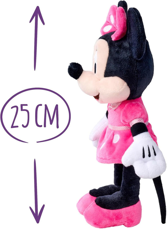 Disney Official Minnie Mouse Plush Toy, 25cm