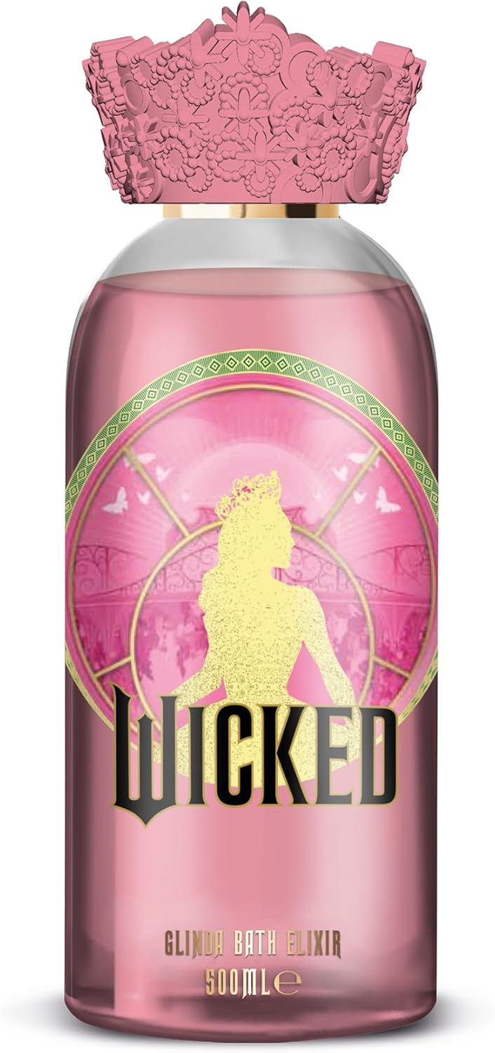 Wicked Elixir Labels Wicked Glinda Bath Elixir 500ml Pink Luxury Bubble Bath Limited Editio ...