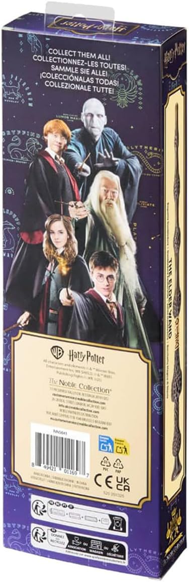 The Noble Collection Lord Voldemort Wand replica and Elder Wand
