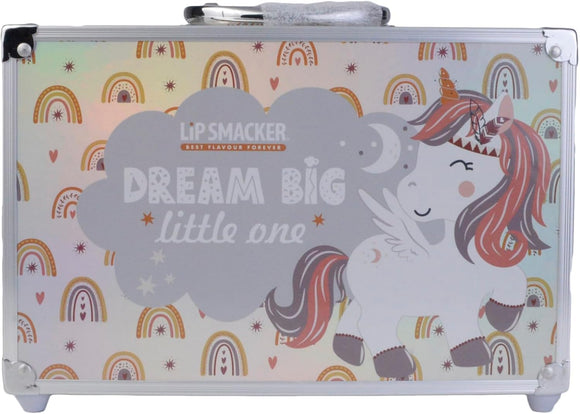  Girls makeup gift set with Lip Smacker beauty train case and accessories
