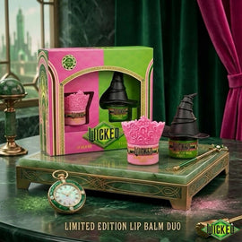 Official Wicked Lip Balm Duo - Two Character Shaped Lip Care Tins Glinda the Good & Elphaba - 0