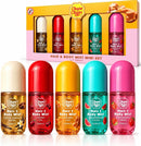 Chupa Chups Hair and Body Mist Mini Set with five 50ml fruity fragrance sprays
