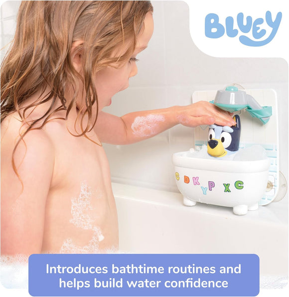 Toomies Shower & Scrub Bluey, Bath Toy for Toddlers