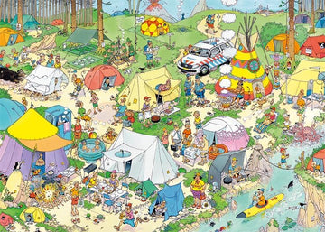 Camping in the Forest, Jigsaw Puzzles for Adults, 1,000 piece - 0