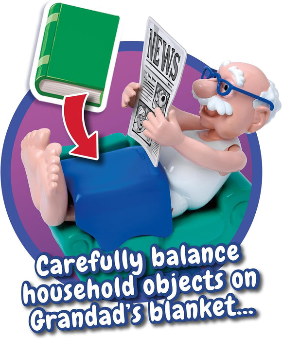 Grandad Tickle Toes - Stack, tickle and topple fun children’s board game