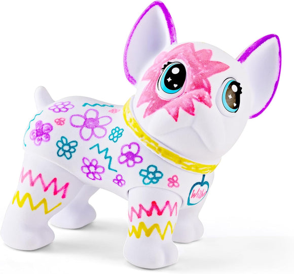 CRAYOLA Washimals Posable Jumbo Pet | Colour Your Own Washimal Pets Again and Again | Includes 6-inch Jumbo pet and 5 Washable Markers | Ages 3+