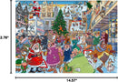 Jumbo Wasgij Christmas 19 Santa Dash 2 x 1000 Piece Jigsaw Puzzle-2