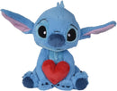 Simba Disney Stitch Holding Love Heart 25cm Plush Toy-3