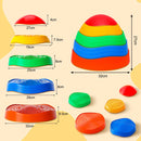 Kids Balance Stepping Stones Set (5-Pc) - Sensory Motor Skills & Coordination Toy-3