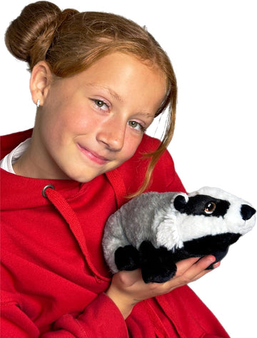 Keeleco badger plush toy 25cm