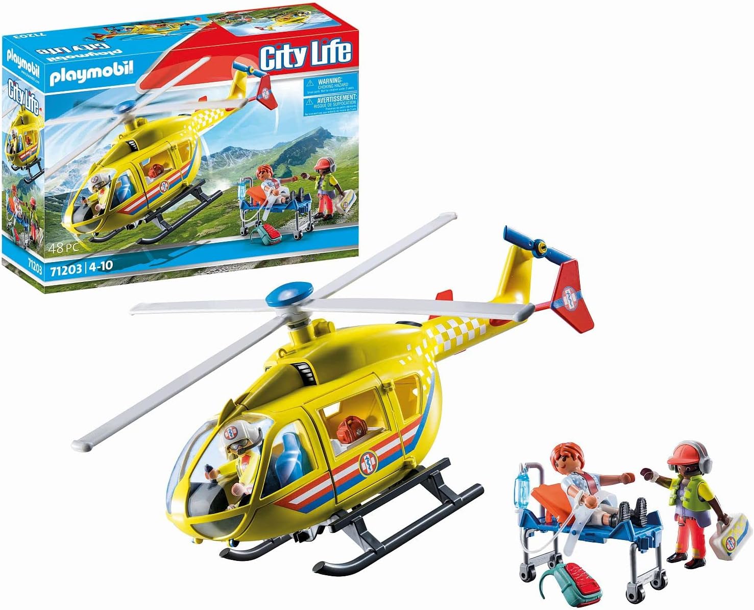 Playmobil 71203 City Life Medical Helicopter 4+