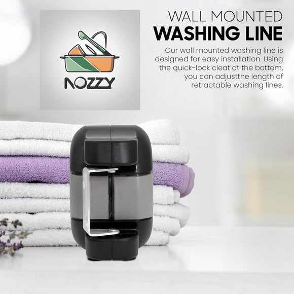 Retractable Washing Line, Dual 15-Meter Lines