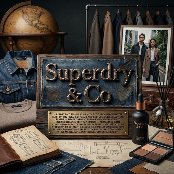  Superdry & Co body wash and spray gift set for men
