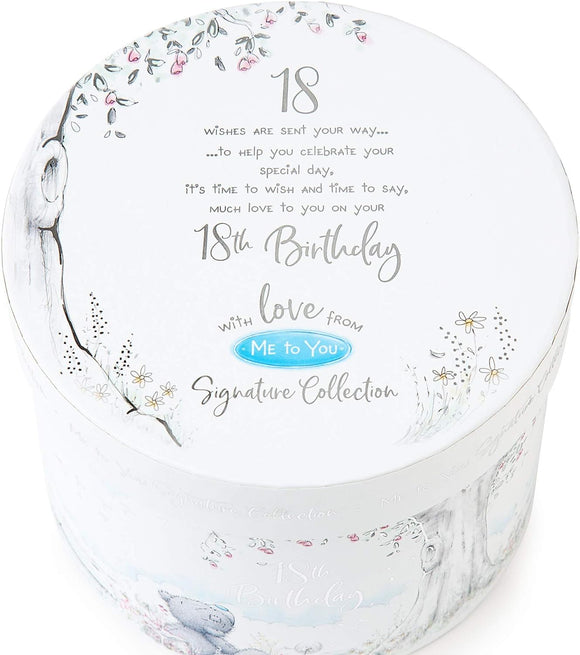 Me to You Tatty Teddy 18th Birthday Ceramic Mug in a Gift Box - box damaged minor