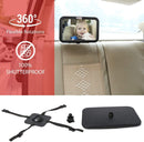 Detachable Backseat Baby Car Mirror – Clear Wide Angle View of Toddler Newborn, Infant or Children – Safe Accessory with Headrest Double Strap - 360 Degree Adjustable + Shatterproof Glass-4
