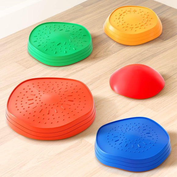 Kids Balance Stepping Stones Set (5-Pc) - Sensory Motor Skills & Coordination Toy