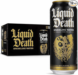 Liquid Death Premium Water 12 x 500 ml (choose from 4 flavours)