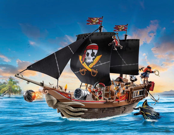 Playmobil 71530 Large Pirate Ship with Crew