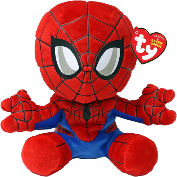  TY Spider-Man Marvel Beanie Baby soft plush collectible toy
