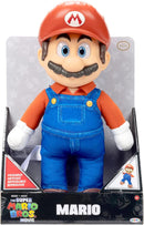THE SUPER MARIO BROS. MOVIE Poseable Mario Plush, Stands 14’ / 35cm Tall, Realistic Eyes and Fully-Articulated-2