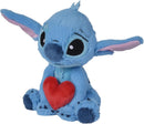 Simba Disney Stitch Holding Love Heart 25cm Plush Toy-2