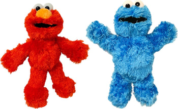Official Sesame Street Elmo and Cookie Monster plush set