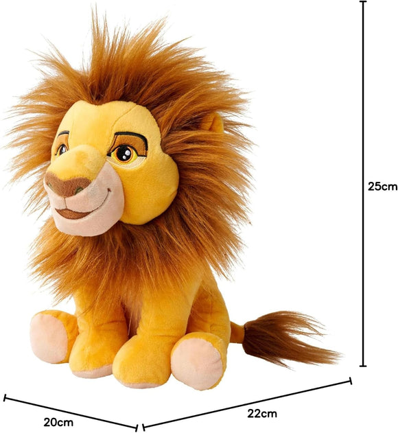 Lion King - Mufasa Plush Toy 30 Years Anniversary 25cm Stuffed Cuddly Toy