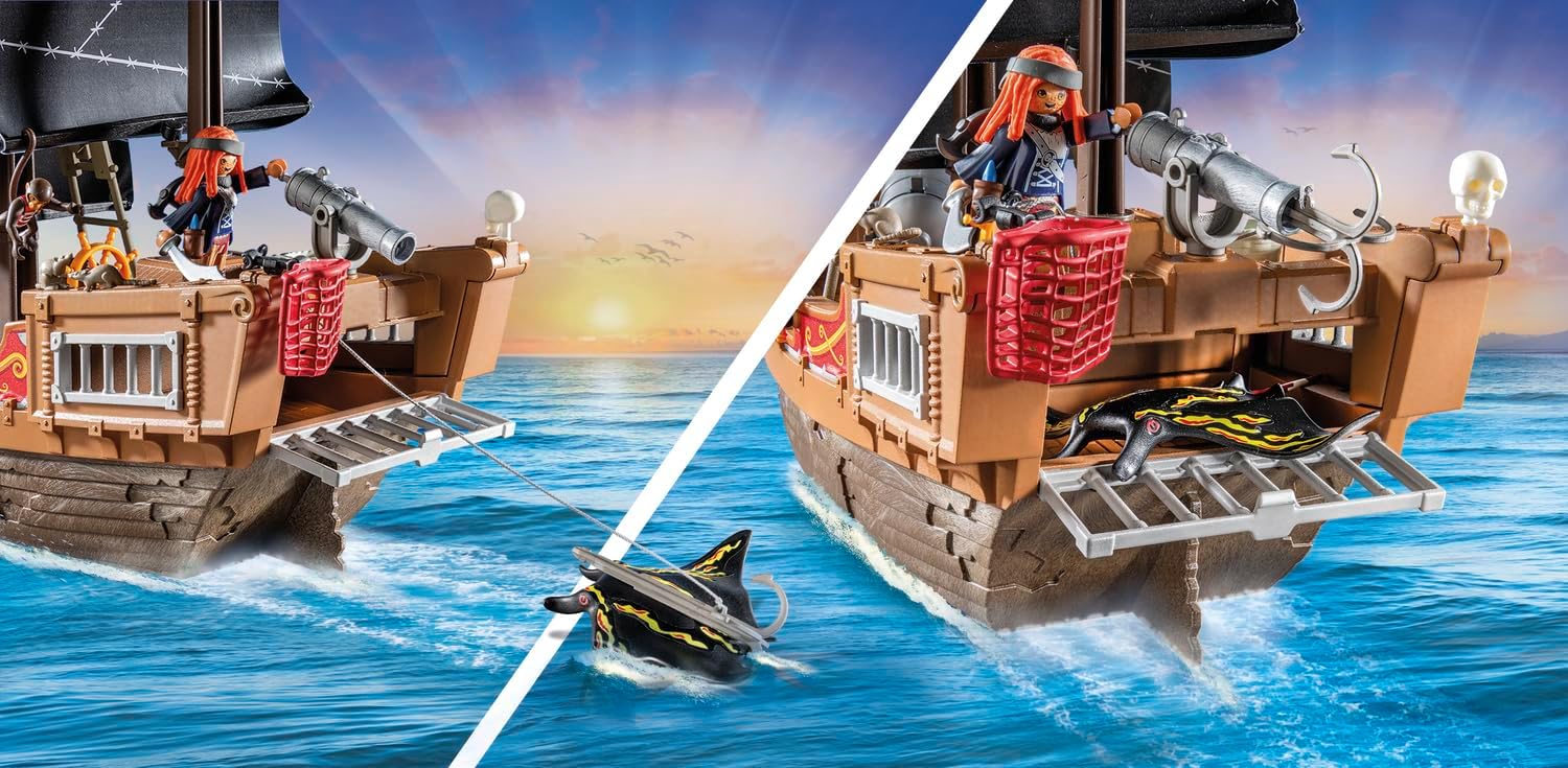 Playmobil 71530 Large Pirate Ship with Crew