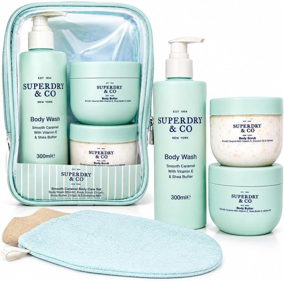  Superdry & Co Smooth Caramel 4-piece body care gift set
