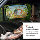 Car Sun Animal Shade for Kids - Foldable Cling UV Blocker for Toddlers (2 Pack)-2
