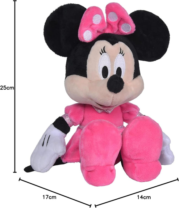 Disney Official Minnie Mouse Plush Toy, 25cm
