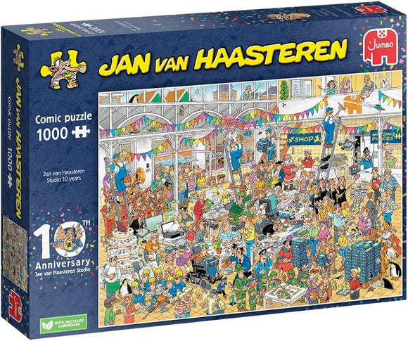 Jan Van Haasteren Studio Surprise 10 Years Jigsaw Puzzle 1000 Pieces