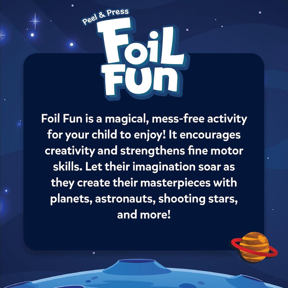 Skillmatics Foil Fun: Up in Space No Mess Art Kit