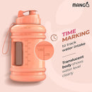 MANGO Water Bottle 2.2 Litre BPA Free Sports Gym Workout Drinking with Straw-4