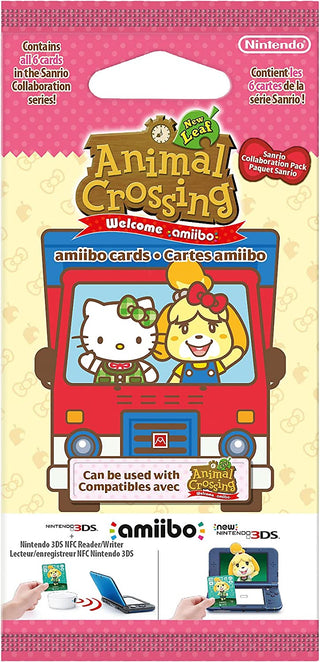 Nintendo Animal Crossing New Leaf New Horizons Sanrio Card Series 6 Pack