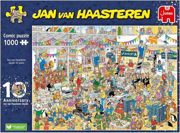 Jan Van Haasteren Studio Surprise 10 Years Jigsaw Puzzle 1000 Pieces