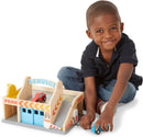 Melissa & Doug Service Station Parking Garage With 2 Wooden Cars and Drive-Thru Car Wash-6