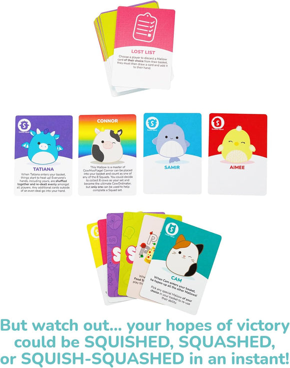 Squishmallows Squish Squash Card Game The Squishmallows Hunting, Strategy Card Game