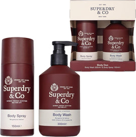 Superdry & Co Bergamot and Vetiver Body Duo gift set
