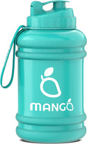 MANGO 2.2L Water Bottle With Straw and Time Markings - BPA Free Xl Jug