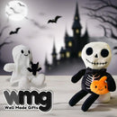 Keeleco  Halloween Pals - Skelton & Ghost Plush Toy - Missing Tag-4