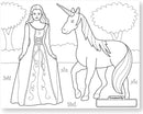 Melissa & Doug Jumbo 50-Page Kids' Colouring Pad Activity Book - Princess and Fairy-8