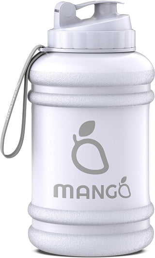 Buy white MANGO 2.2L Water Bottle With Straw and Time Markings - BPA Free Xl Jug