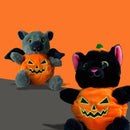 Keeleco Pumpkin Pals Halloween Plush Toy 100% Recycled Eco Soft Toy - Set of 2-4
