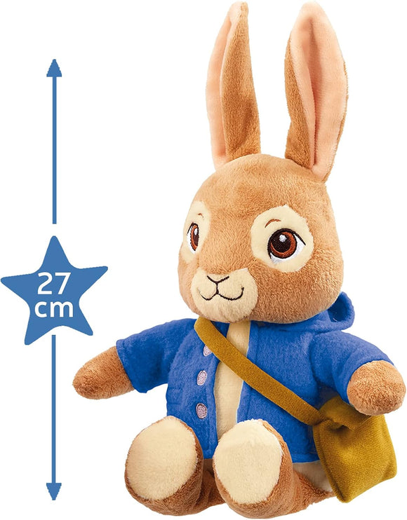 Peter Rabbit Talking Soft Toy - Official Beatrix Potter Cuddly Bunny Rabbit by Rainbow Designs