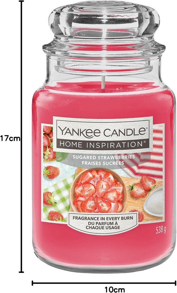  Sugared Strawberries strawberry scented candle by Yankee Candle
