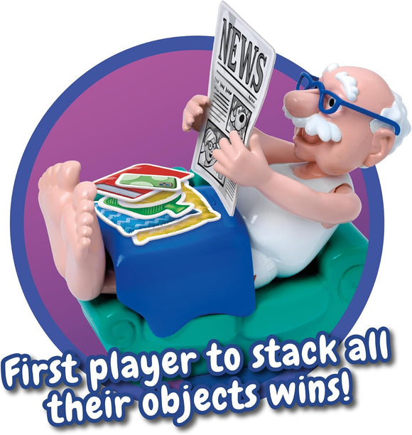 Grandad Tickle Toes - Stack, tickle and topple fun children’s board game