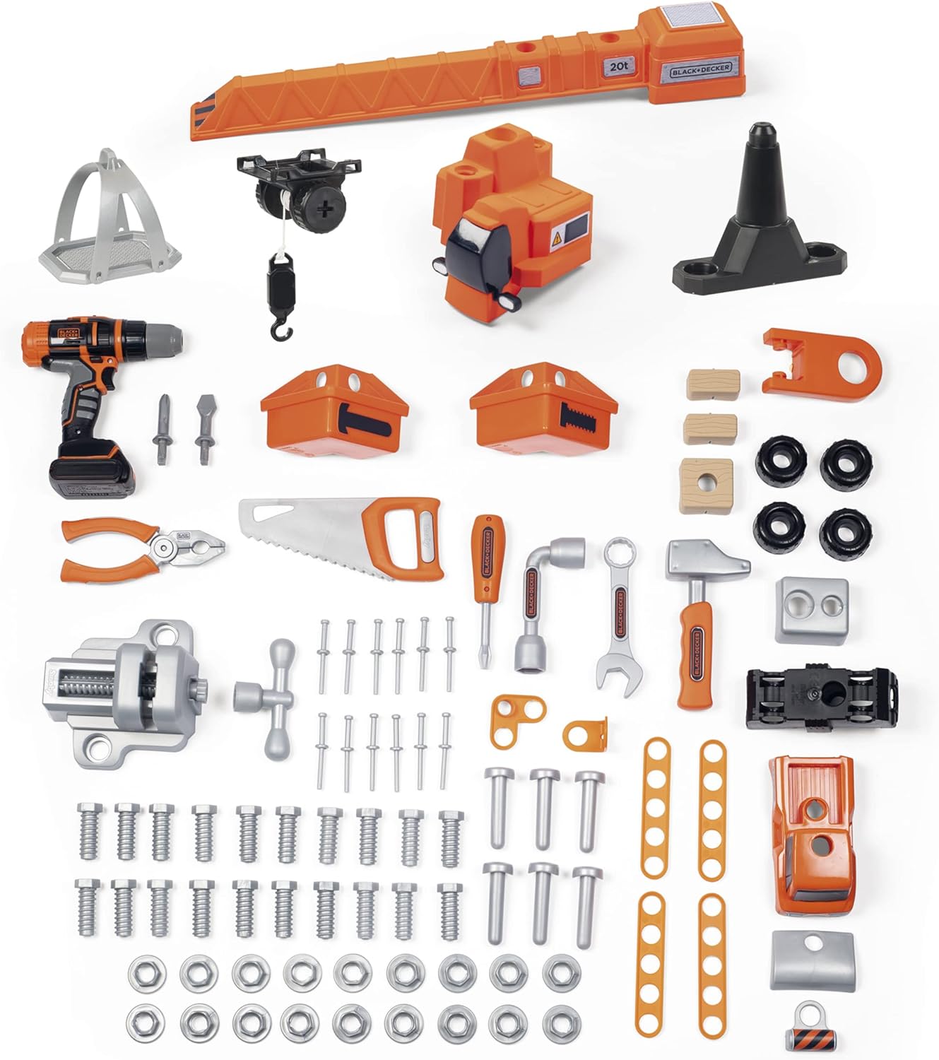 Smoby Black and Decker Kids Builder Workbench Pretend Play Toy